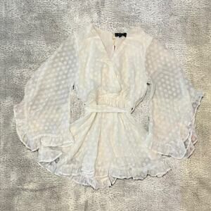 Adorable long sleeve mini romper